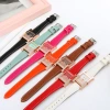 وساعة أزياء فاخرة فاخرة فاخرة خفيفة الوزن، حاملة أصداف مربعة على شكل حاملة مزدوجة اللون Item Picture